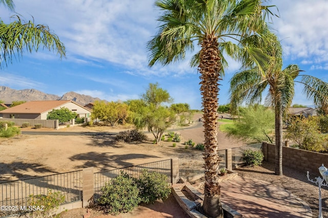 11562 N Scioto Ave, Tucson, AZ 85737 - view of patio featuring a mountain view