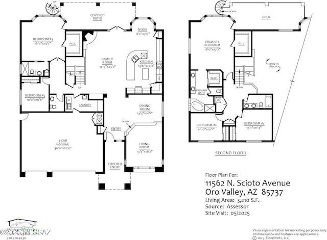 11562 N Scioto Ave, Tucson, AZ 85737 - property floor plan
