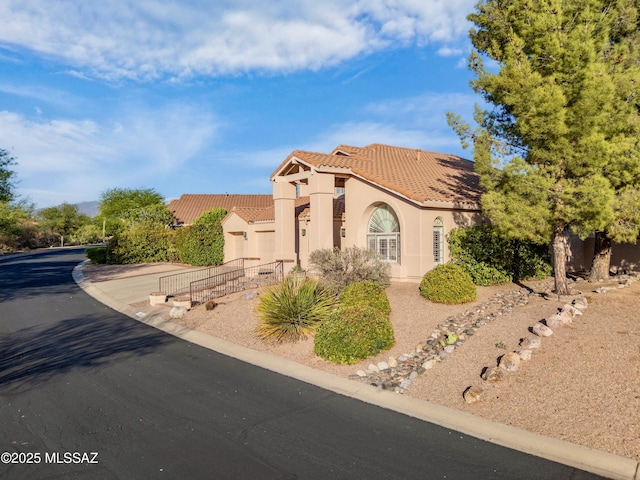 11562 N Scioto Ave, Tucson, AZ 85737 - mediterranean / spanish home with a tile roof and stucco siding