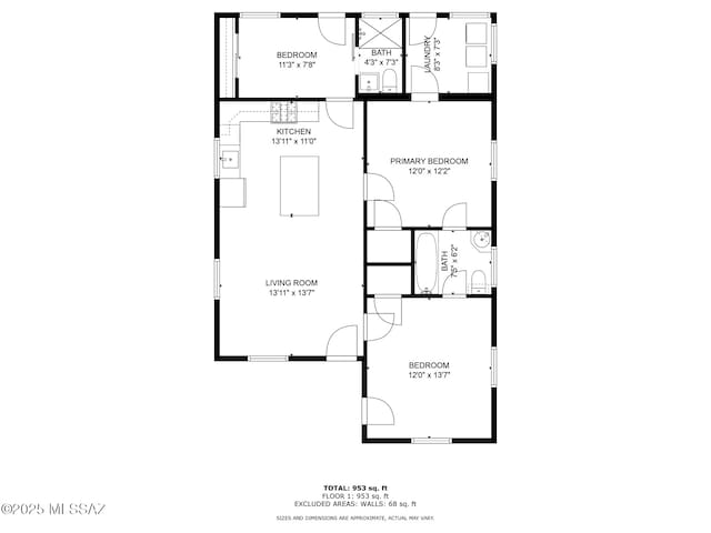 118 N Hoff Ave, Tucson, AZ 85705 - room layout