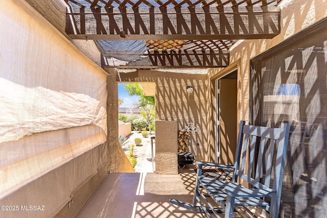 7612 E Callisto Cir Unit 60, Tucson, AZ 85715 - view of patio / terrace with a pergola