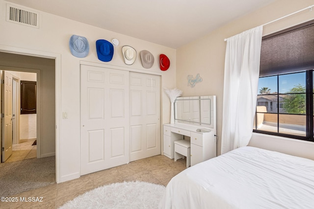 1920 W Canada Hills Dr, Oro Valley, AZ 85737 - bedroom with tile patterned floors