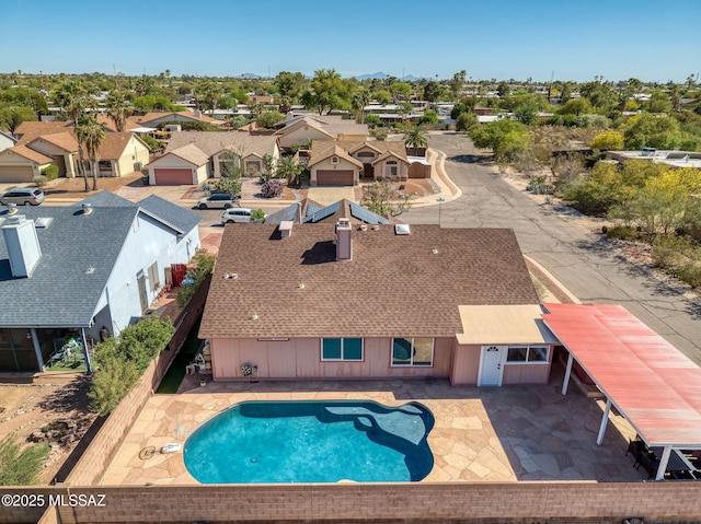 9141 E Bell Cactus Ln, Tucson, AZ 85715 - view of swimming pool with a residential view