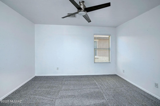 11710 W Boll Bloom Dr, Marana, AZ 85653 - spare room with ceiling fan, carpet, and baseboards