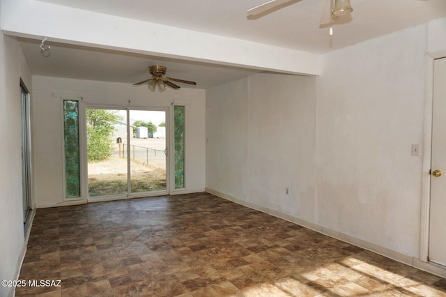 100 N Dale Rd, Pearce, AZ 85625 - empty room with ceiling fan