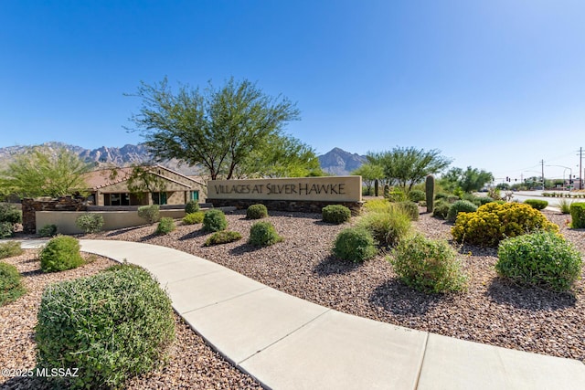 11815 N Silverscape Dr, Oro Valley, AZ 85737 - community sign with a mountain view