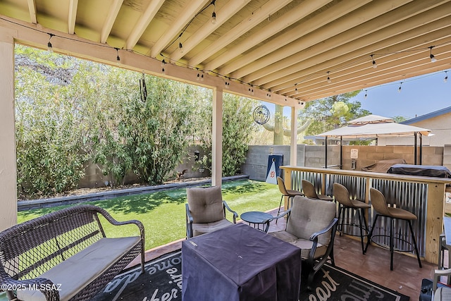 9650 N Gyor Pl, Tucson, AZ 85742 - view of patio