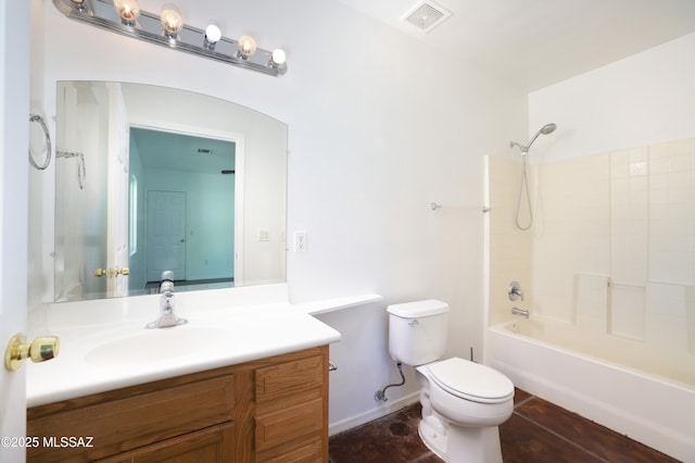 2931 N Mitch Dr, Tucson, AZ 85719 - full bath with toilet, vanity, and shower / bathtub combination