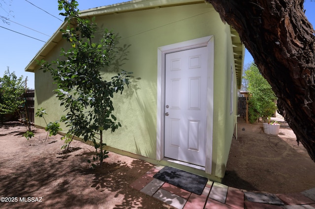 2931 N Mitch Dr, Tucson, AZ 85719 - view of exterior entry featuring stucco siding