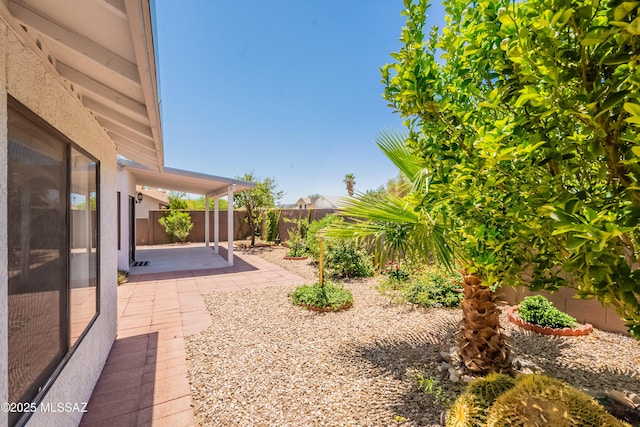 9701 N Camino Del Fierro, Tucson, AZ 85742 - fenced backyard with a patio