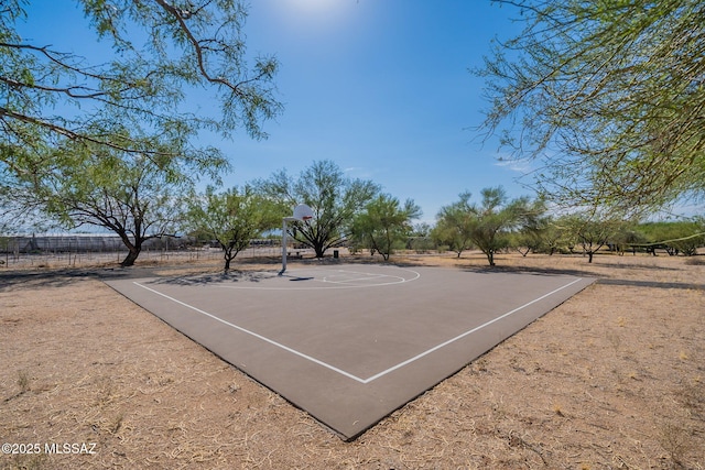 9701 N Camino Del Fierro, Tucson, AZ 85742 - view of basketball court with community basketball court