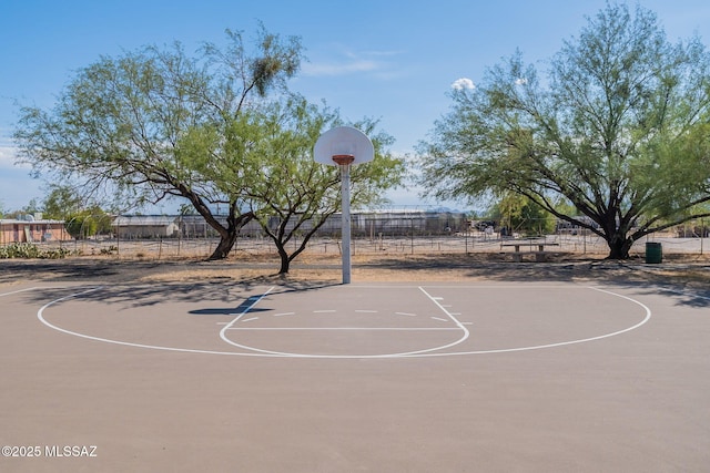 9701 N Camino Del Fierro, Tucson, AZ 85742 - view of sport court with community basketball court