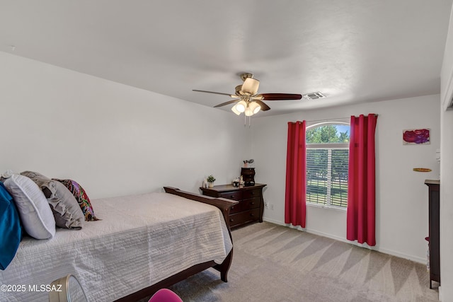19 W Via Teresita, Sahuarita, AZ 85629 - bedroom featuring carpet flooring, baseboards, and ceiling fan