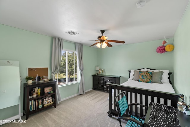 19 W Via Teresita, Sahuarita, AZ 85629 - carpeted bedroom featuring baseboards and ceiling fan