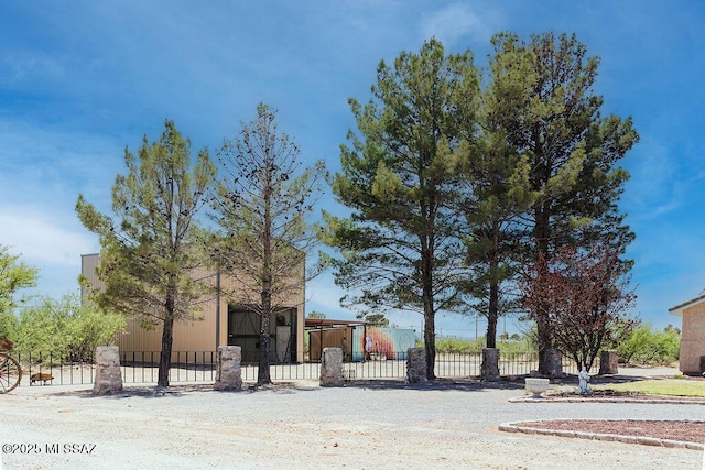 161 N Carlilse Way, Willcox, AZ 85643 - view of fenced front yard