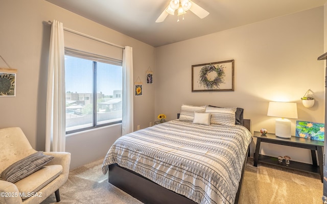 9387 S Via Famero, Vail, AZ 85641 - carpeted bedroom featuring a ceiling fan