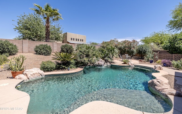 9387 S Via Famero, Vail, AZ 85641 - view of pool featuring a fenced backyard and a patio area