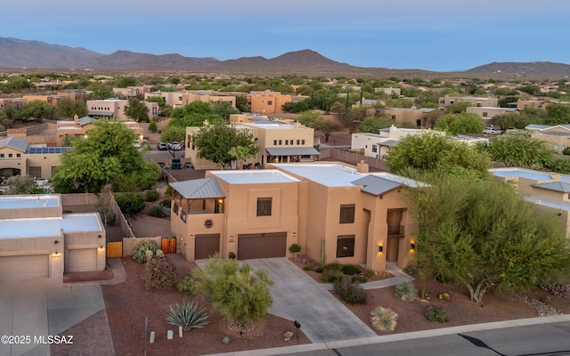 9387 S Via Famero, Vail, AZ 85641 - aerial perspective of suburban area featuring a mountainous background