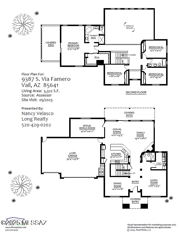 9387 S Via Famero, Vail, AZ 85641 - room layout