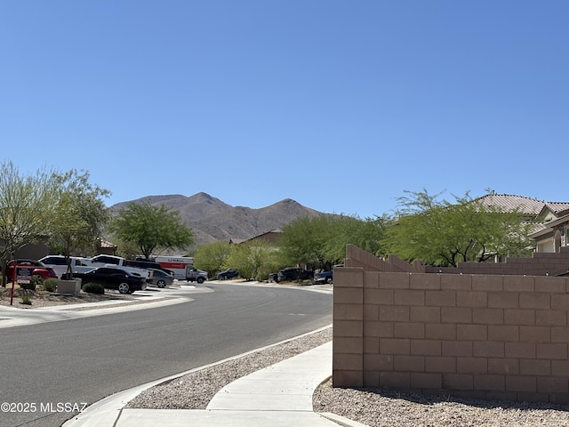 10822 E Franklin Falls Way, Vail, AZ 85641 - view of asphalt street featuring a mountain view and sidewalks