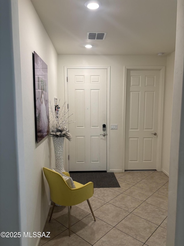 10822 E Franklin Falls Way, Vail, AZ 85641 - foyer entrance with light tile patterned floors, baseboards, and recessed lighting