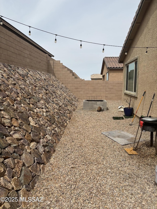 10822 E Franklin Falls Way, Vail, AZ 85641 - fenced backyard featuring cooling unit