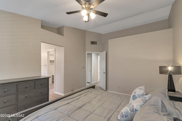11561 N Eagle Peak Dr, Oro Valley, AZ 85737 - bedroom featuring baseboards and a ceiling fan