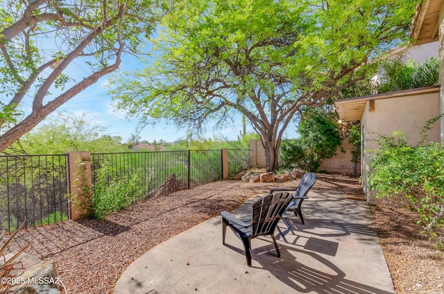 11561 N Eagle Peak Dr, Oro Valley, AZ 85737 - fenced backyard featuring a patio area