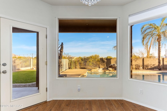 11262 N Chynna Rose Pl, Oro Valley, AZ 85737 - unfurnished room with wood finished floors and baseboards