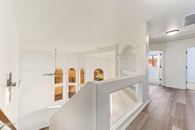 11262 N Chynna Rose Pl, Oro Valley, AZ 85737 - corridor with wood finished floors and baseboards