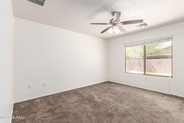4099 E Shadow Branch Dr, Tucson, AZ 85756 - carpeted spare room with a ceiling fan and baseboards