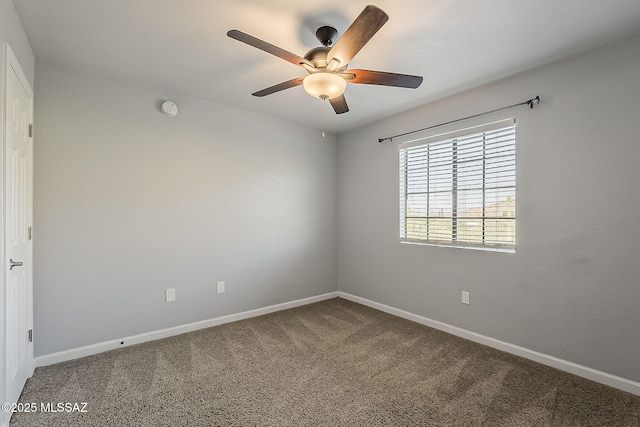 101 S Players Club Dr Unit 11204, Tucson, AZ 85745 - spare room featuring a ceiling fan, carpet flooring, and baseboards
