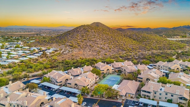 101 S Players Club Dr Unit 11204, Tucson, AZ 85745 - aerial perspective of suburban area featuring a mountain backdrop