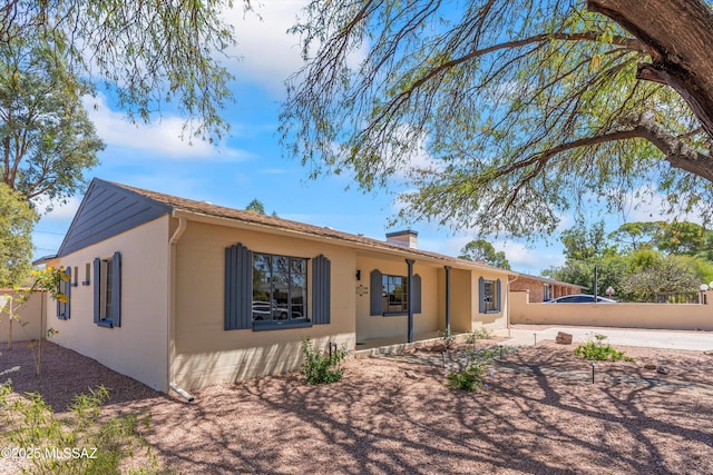 2917 E Malvern St, Tucson, AZ 85716 - ranch-style home with a chimney