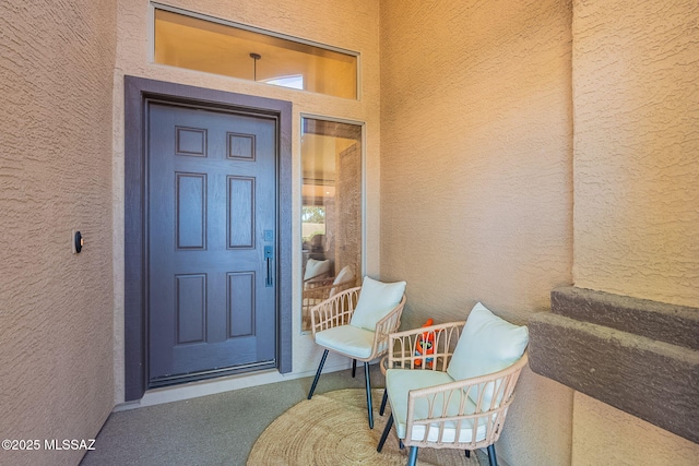 2136 E Desert Fox Dr, Green Valley, AZ 85614 - entrance to property with stucco siding