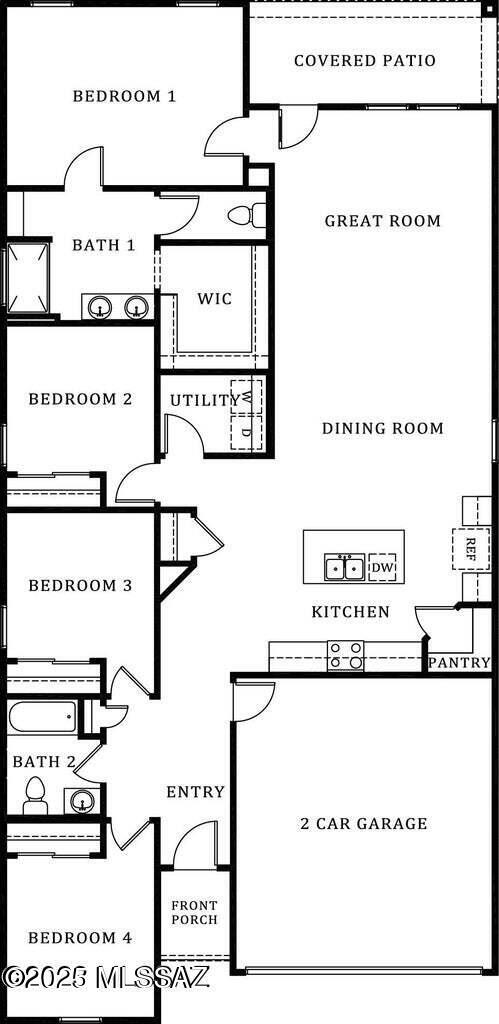 3579 N Kellen Canyon Ct, Tucson, AZ 85745 - property floor plan