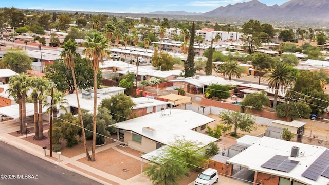 5541 E Mabel St, Tucson, AZ 85712 - aerial perspective of suburban area featuring a mountain backdrop