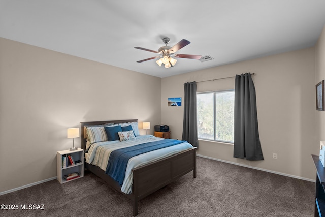 77 N Mail Station Ln, Sahuarita, AZ 85629 - bedroom with carpet, baseboards, and ceiling fan