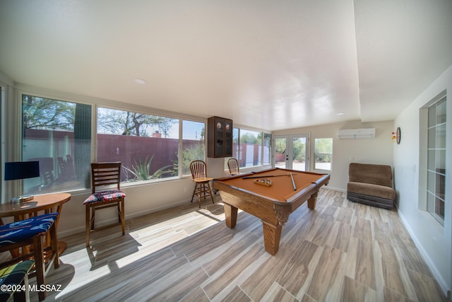 5617 N Camino Del Conde, Tucson, AZ 85718 - game room with baseboards, billiards, and wood finished floors
