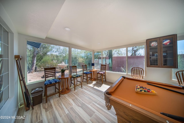 5617 N Camino Del Conde, Tucson, AZ 85718 - game room with plenty of natural light and billiards