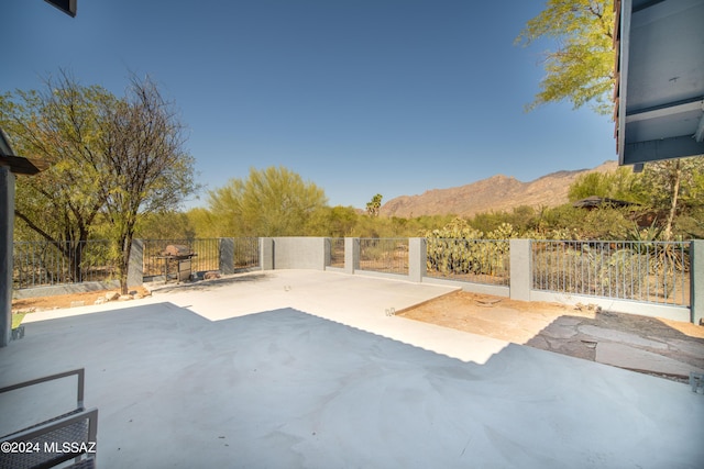 5617 N Camino Del Conde, Tucson, AZ 85718 - view of patio with a mountain view