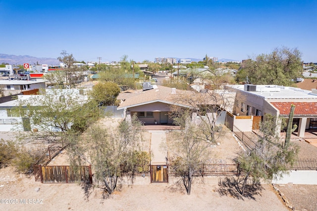 1034 N 7th Ave, Tucson, AZ 85705 - aerial view of property and surrounding area