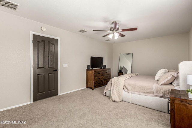 1257 W Calle Libro Del Retrato, Sahuarita, AZ 85629 - carpeted bedroom with baseboards and ceiling fan