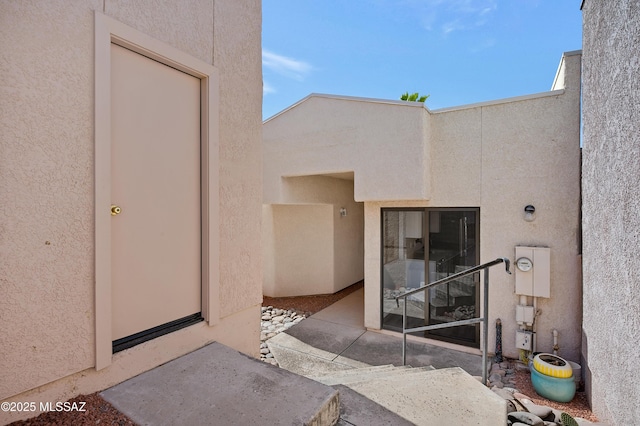 4996 N Valle Rd, Tucson, AZ 85750 - view of exterior entry with stucco siding
