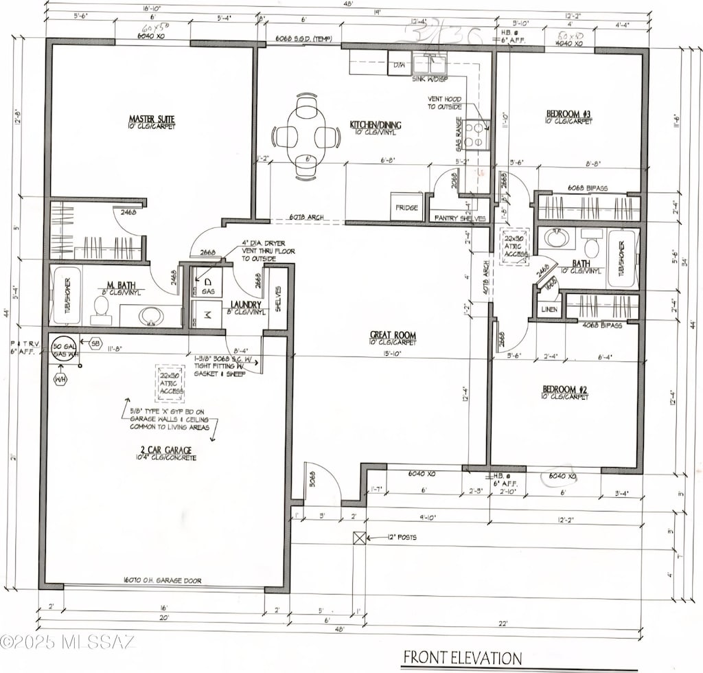 8615 S Thunderbird Dr, Safford, AZ 85546 - property floor plan