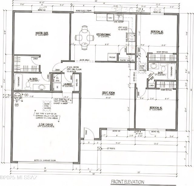 8615 S Thunderbird Dr, Safford, AZ 85546 - property floor plan