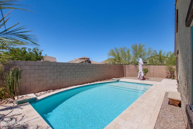 9016 W Birchover Dr, Marana, AZ 85653 - view of swimming pool featuring a fenced backyard and a patio area