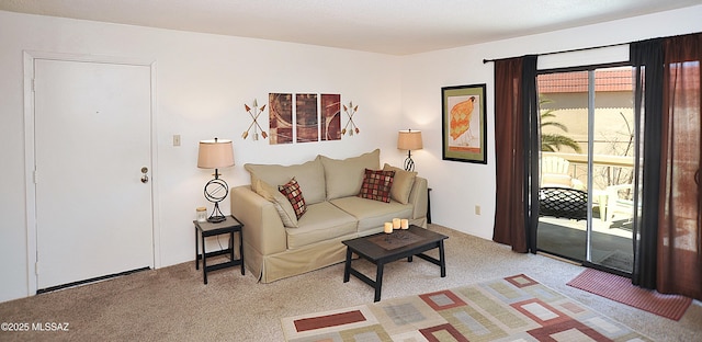 441 W Yucca Ct Unit 209, Tucson, AZ 85704 - living room with light colored carpet