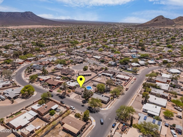 7112 S Haskins Dr, Tucson, AZ 85746 - view of property location with a mountainous background and nearby suburban area