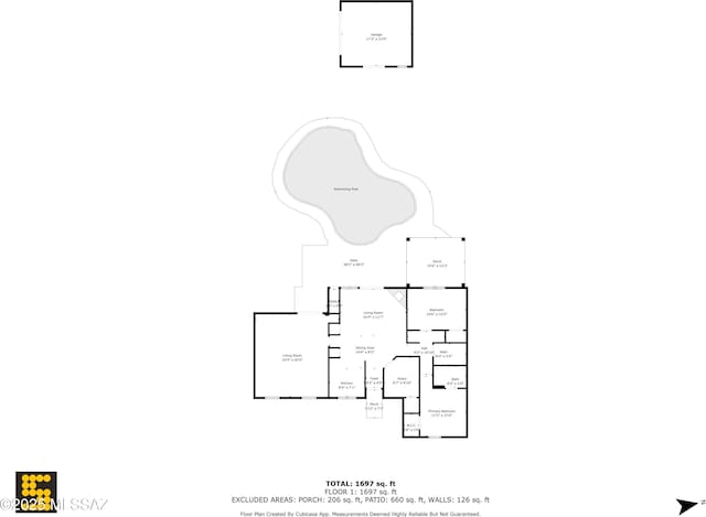 7112 S Haskins Dr, Tucson, AZ 85746 - property floor plan